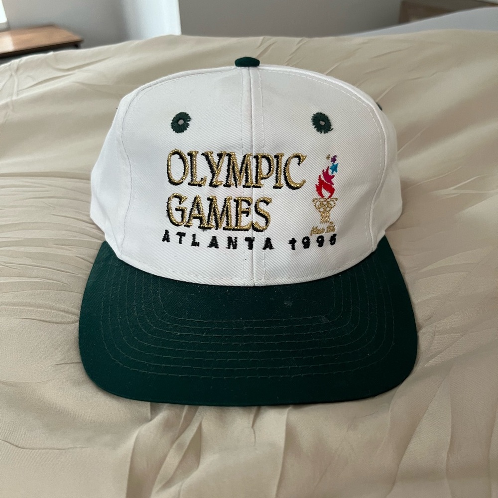 Olympic Games Atlanta 1996 White and Green Cap